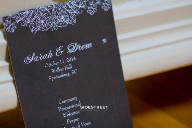 Sidestreet Media photography — weddings